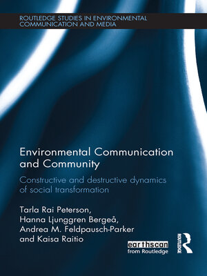 cover image of Environmental Communication and Community